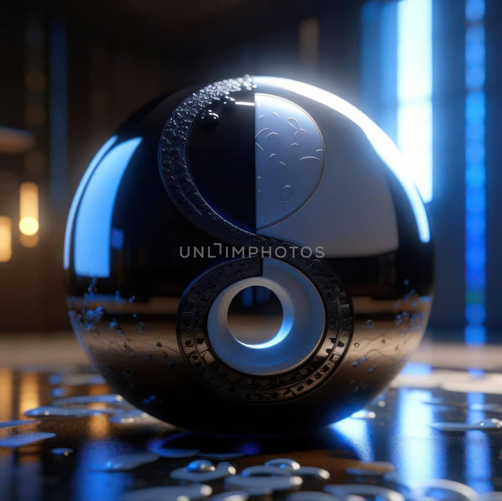 Yin-Yang Sphere. Image created by AI