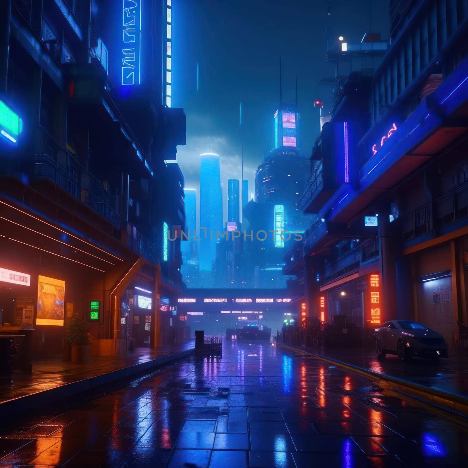 Cyber City. Image created by AI