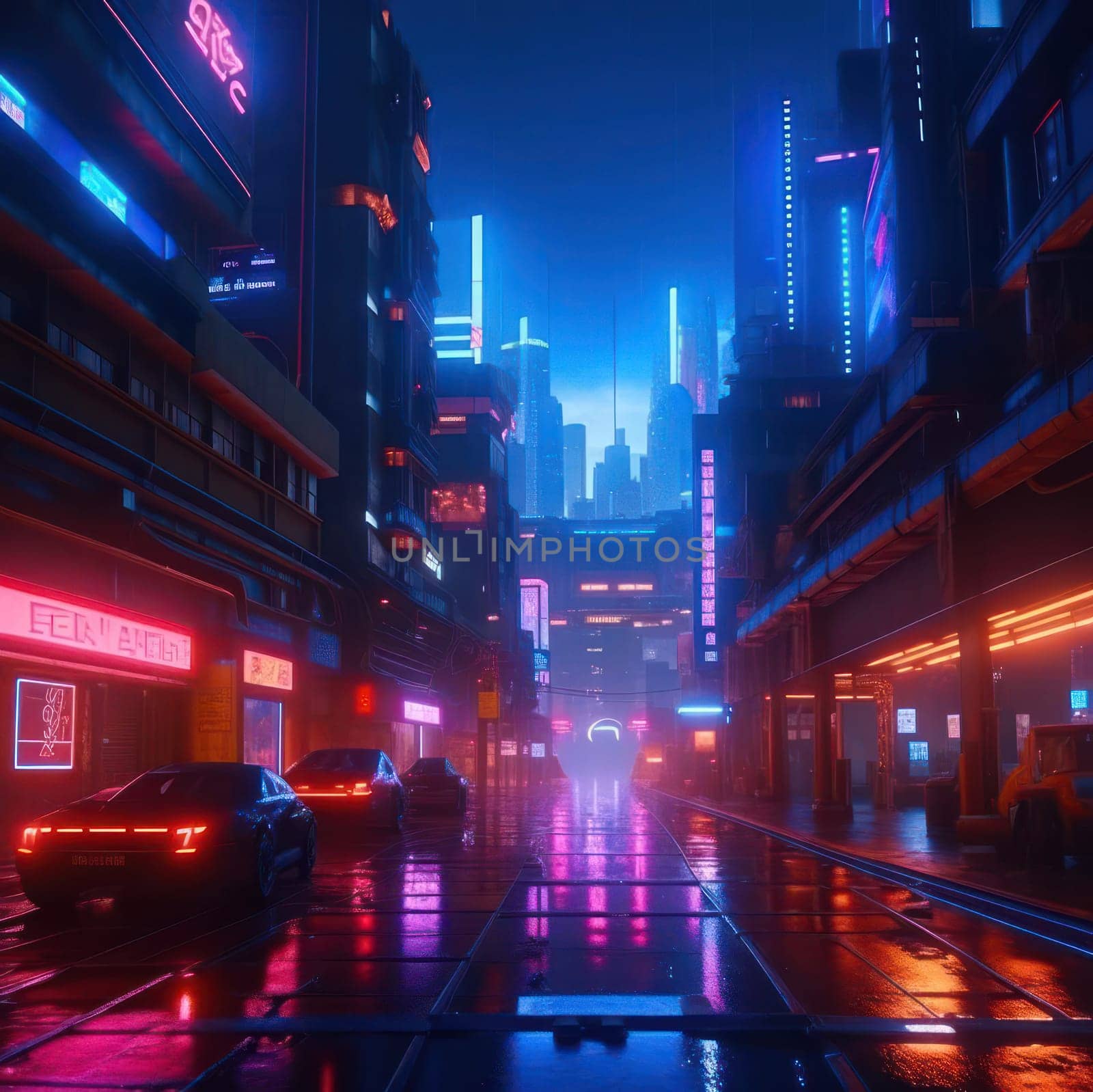 Cyber City. Image created by AI