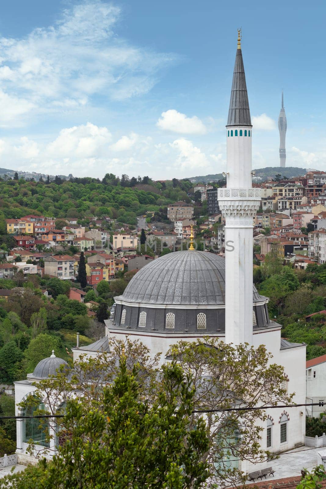 Haci Mehmet Ali Ozturk Mosque, located in Kuzguncuk neighbourhood, Uskudar district, in the Asian side of Istanbul, Turkey