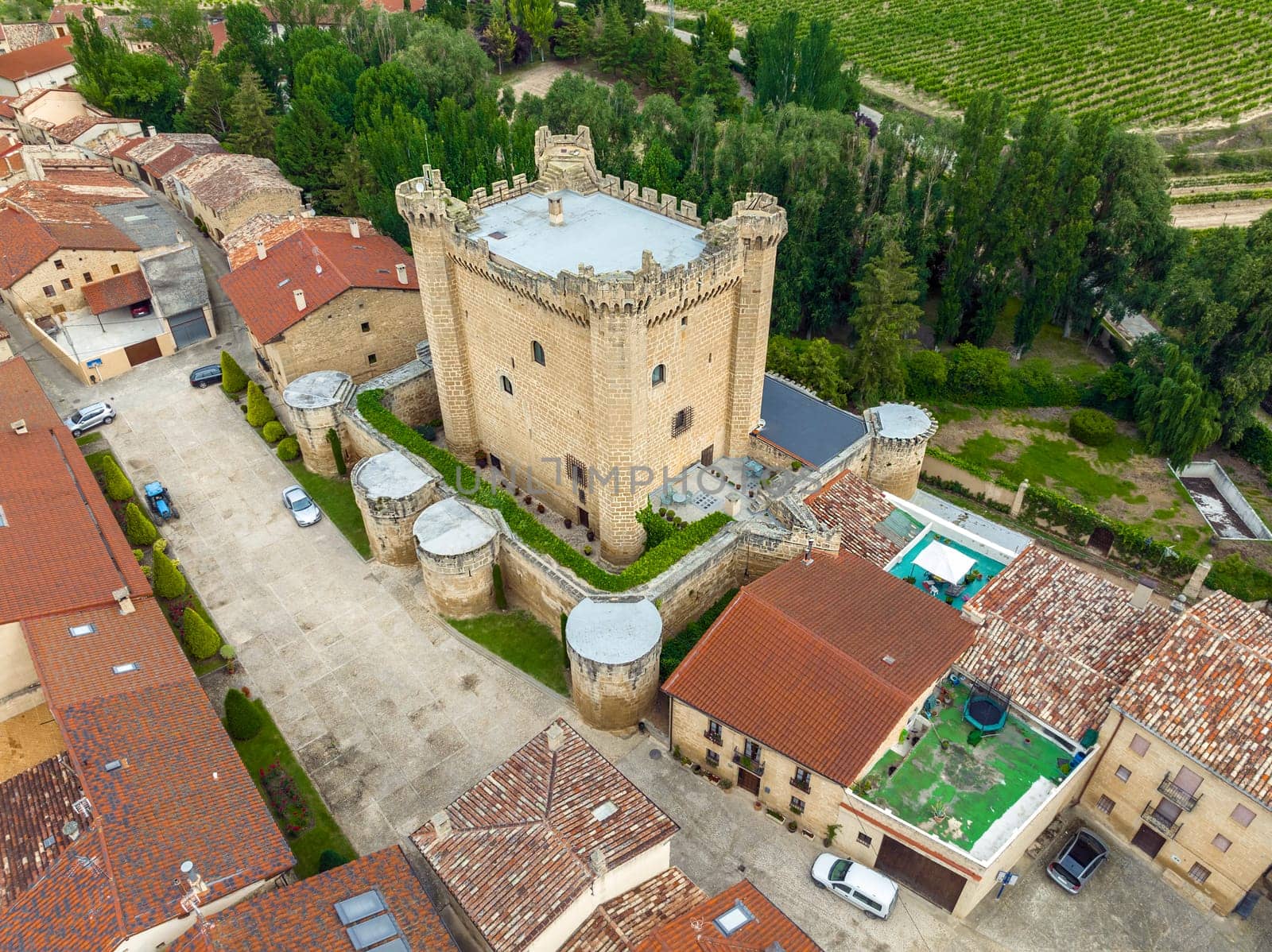 Sajazarra belonging to La Rioja, Castillo, named beautiful town of Spain