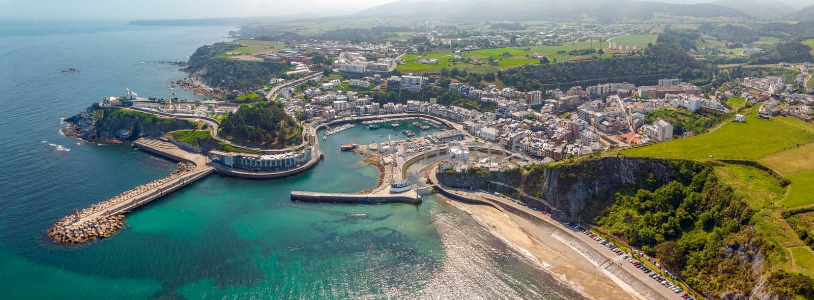 Luarca maritime town of Cantabria in Asturias, considered one of the most beautiful towns in Spain