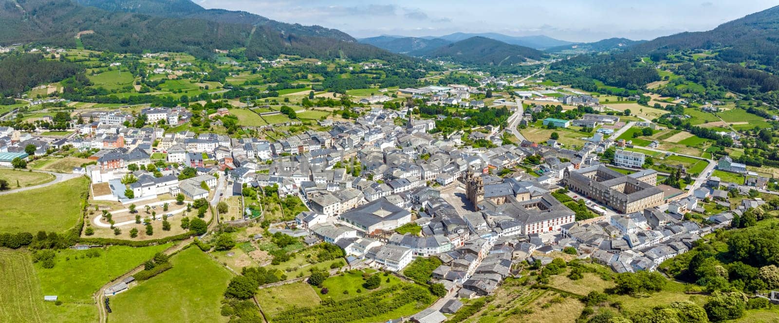 Mondonedo Lugo Cathedral Basilica of the Assumption, considered one of the most beautiful towns in Spain