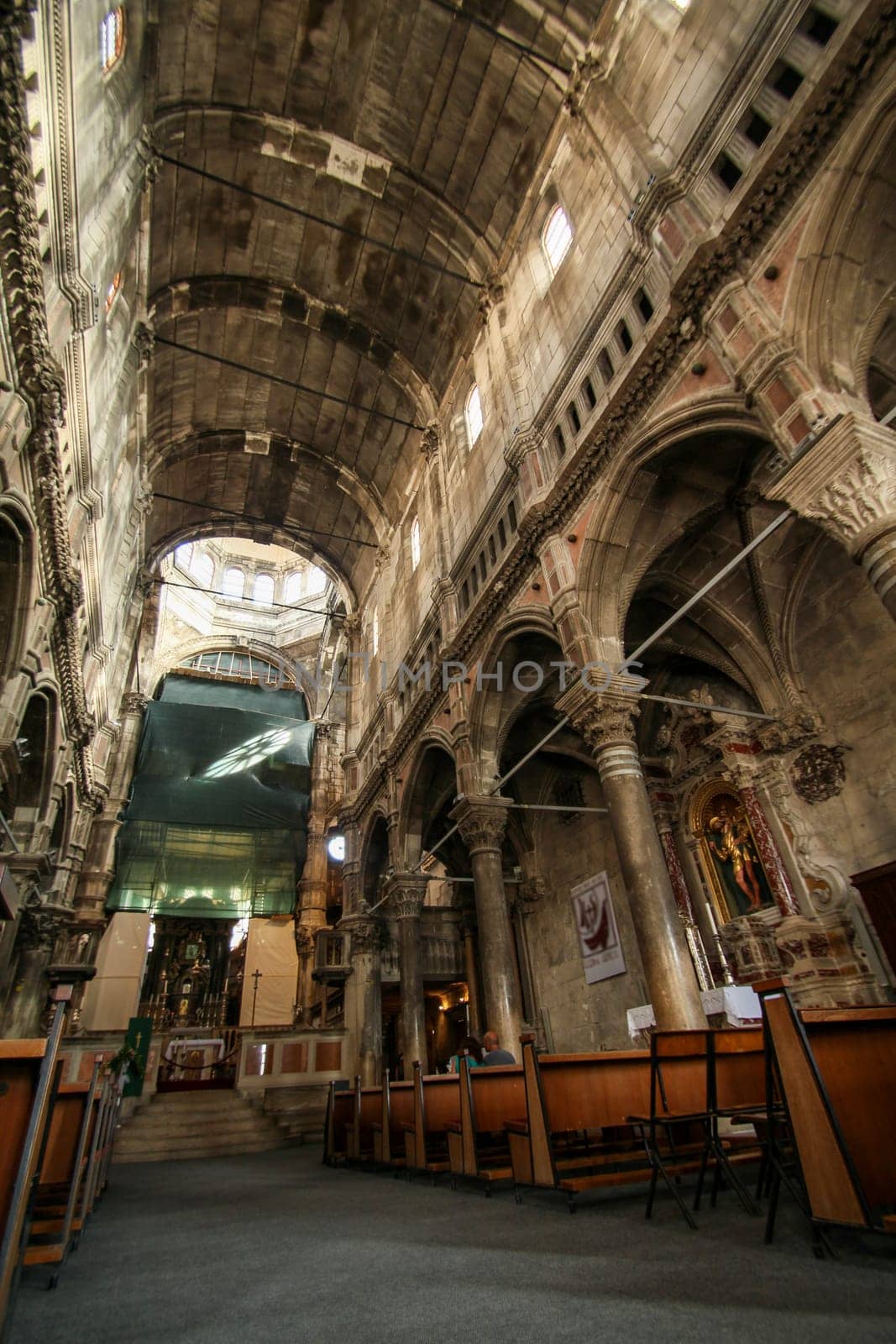 Famous St. Jacob cathedral in Sibenik, Croatia