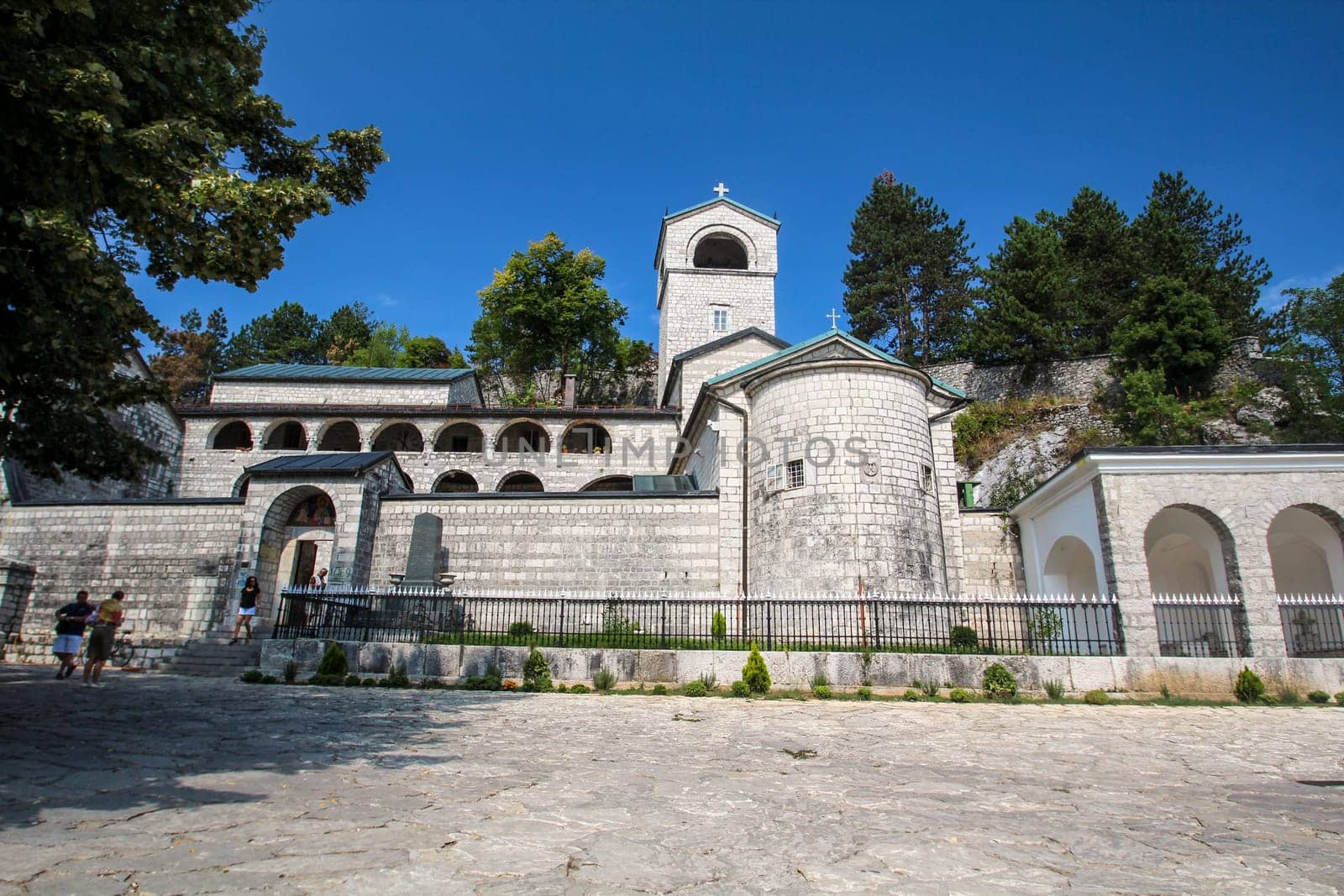 Famous Cetinje Monastery in Montenegro