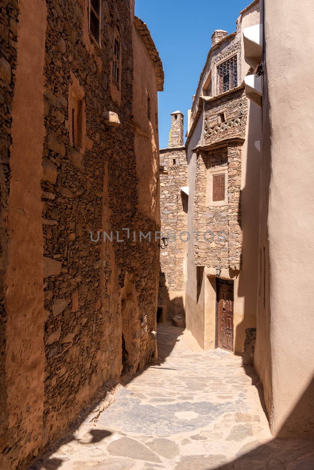 Old ancient door in a Moroccan village in the Anti-Atlas mountains