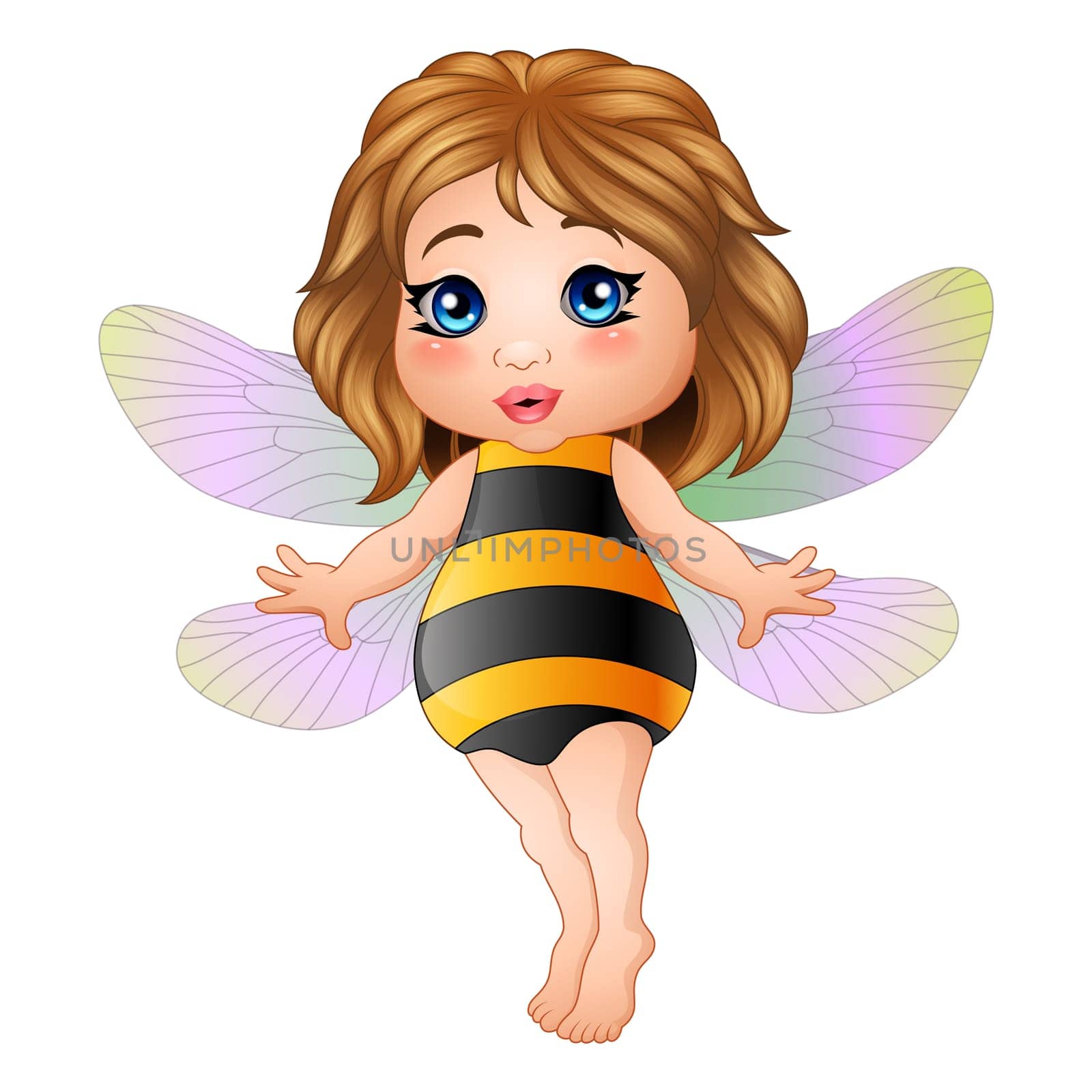Cartoon little fairy