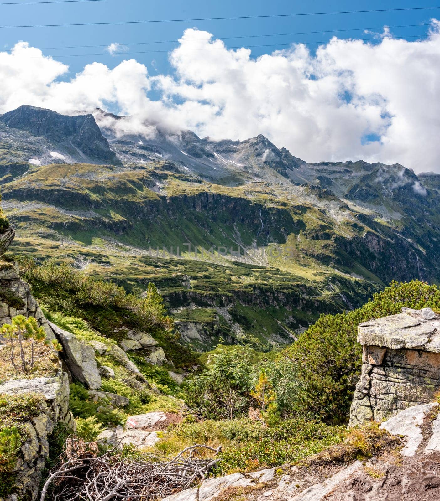 Summer in the mountainous High Tauern National Park, Austria