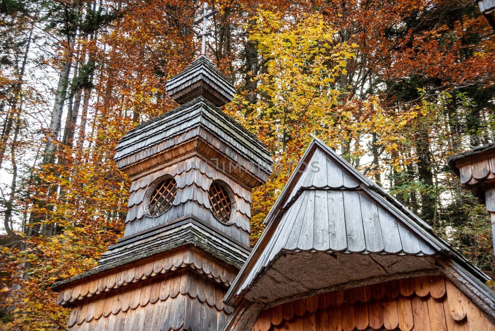 A small Russian-orthodox chapel in the Triglav National Park, built for the fallen soldiers of the Second World War, Slovenia