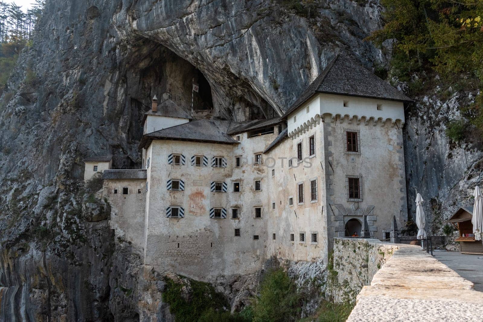 Famous medieval cave castle in Predjama, Slovenia