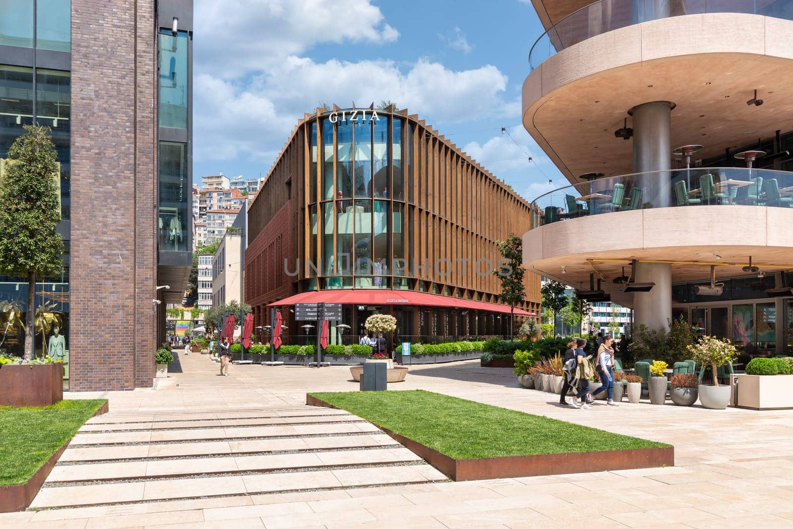 Istanbul, Turkey - May 13, 2023: Gizia Store at Galataport, a mixed use development located along shore of Bosphorus strait, in Karakoy district