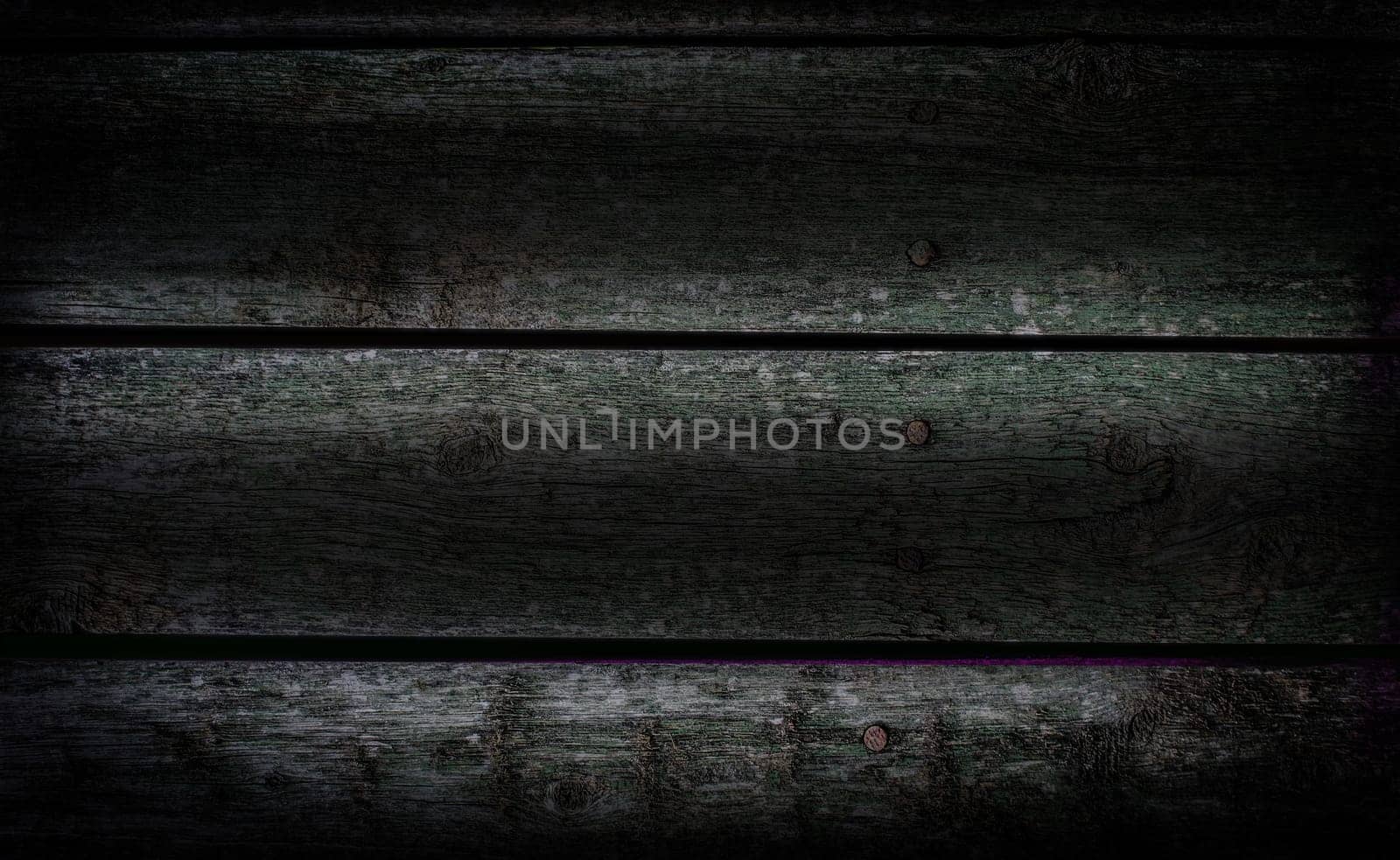 Old vintage rustic aged antique wooden sepia panel with horizontal gaps, planks and chinks