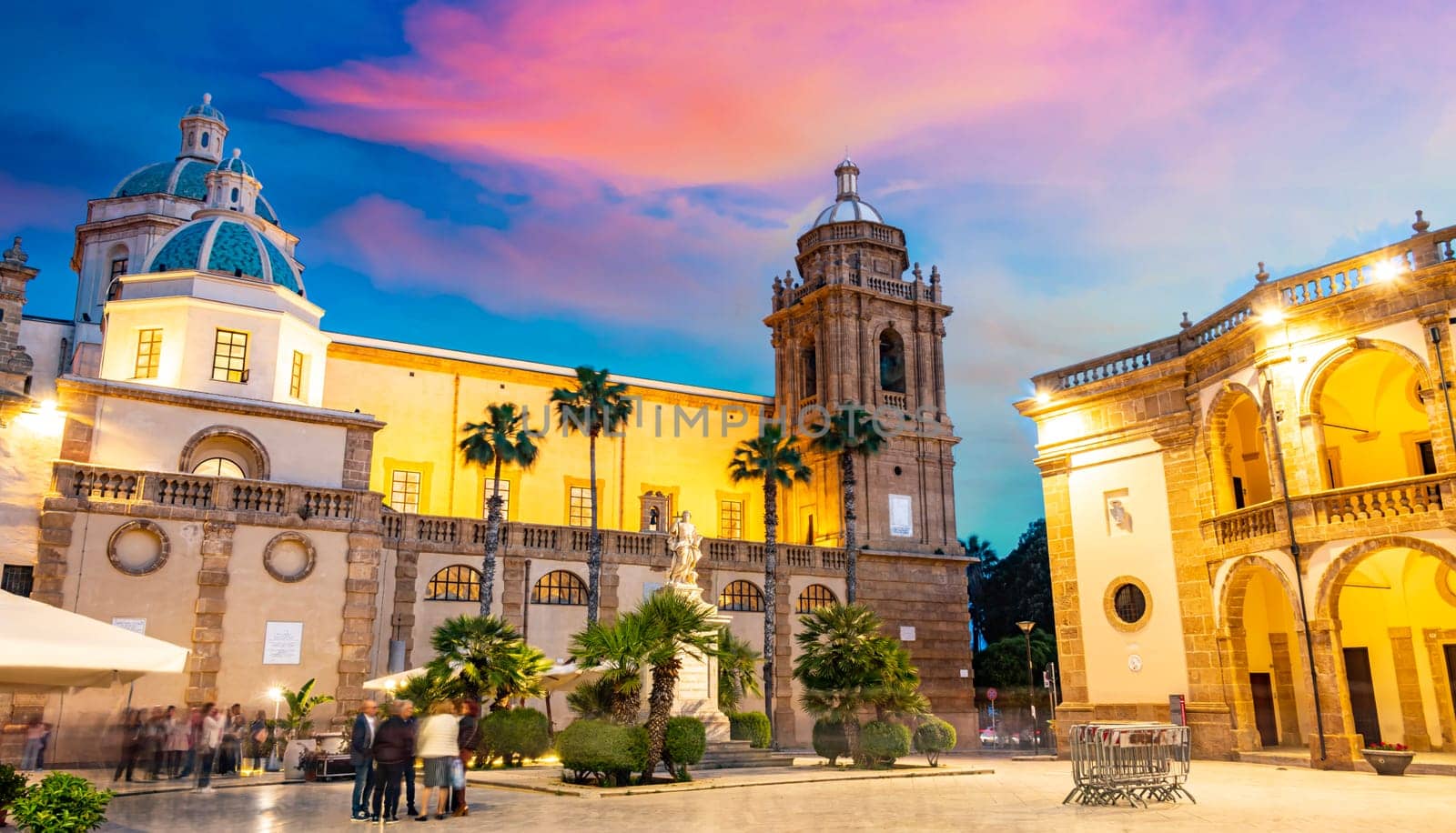 Cathedral in Mazara del Vallo in the province of Trapani, Sicily, Italy