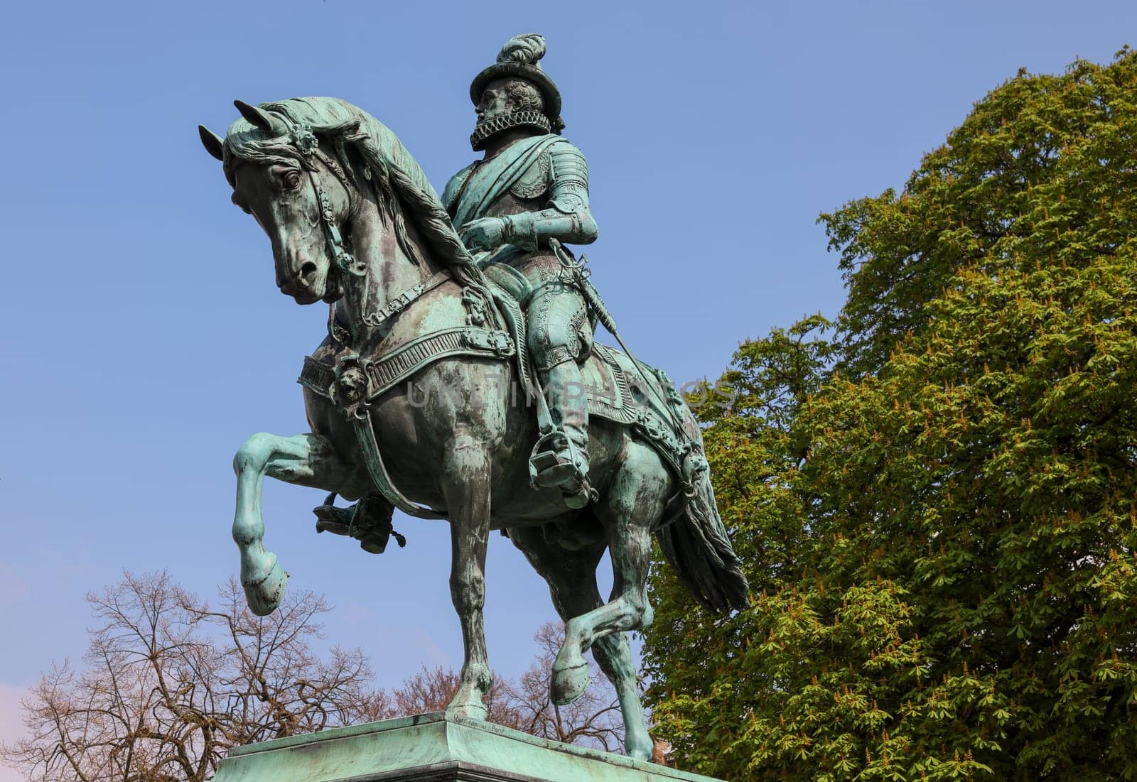 Statue of Frederick William I in Hague, Prince of Orange-Nassau first king of the Netherlands
