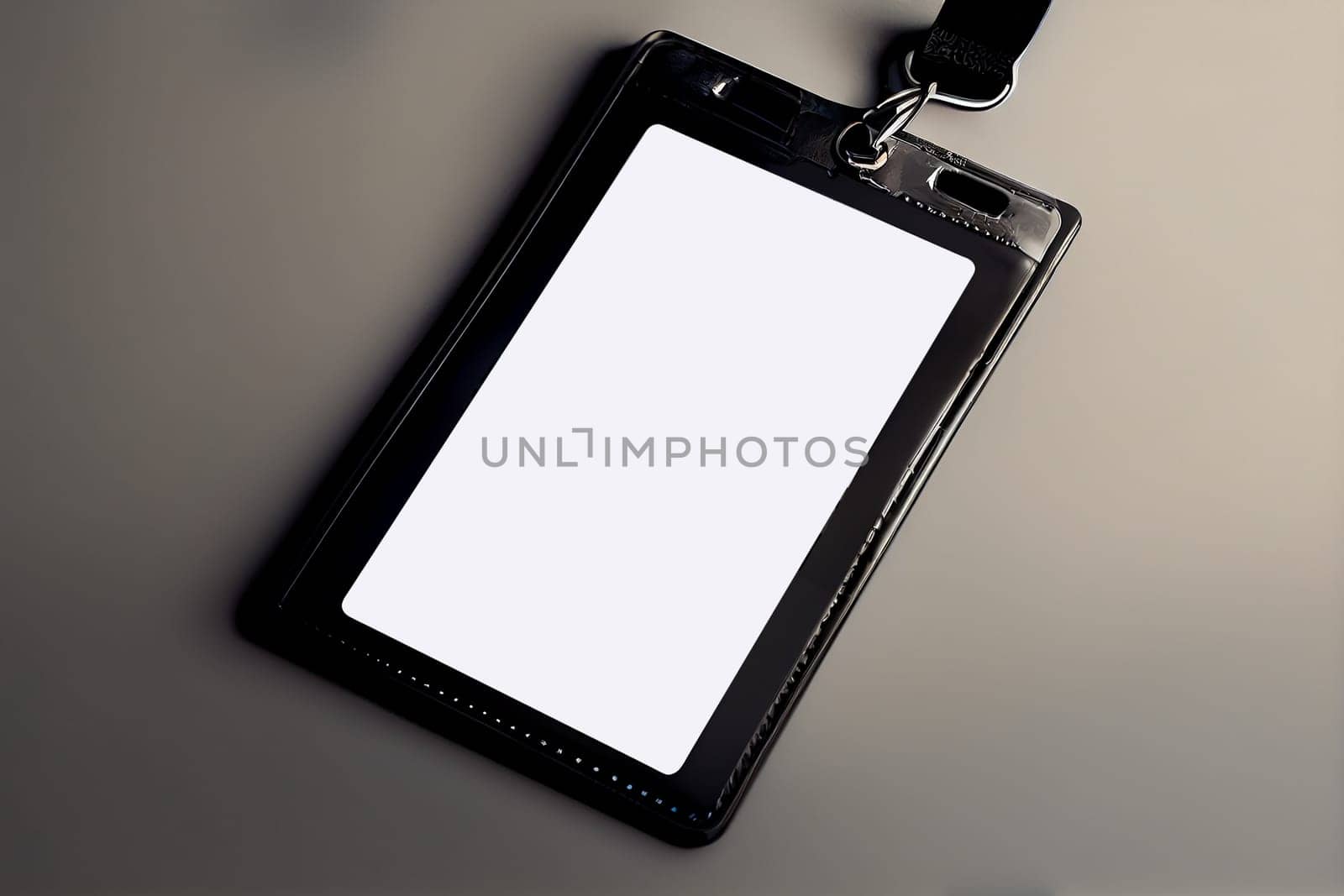 Office Badge Mockup - White background