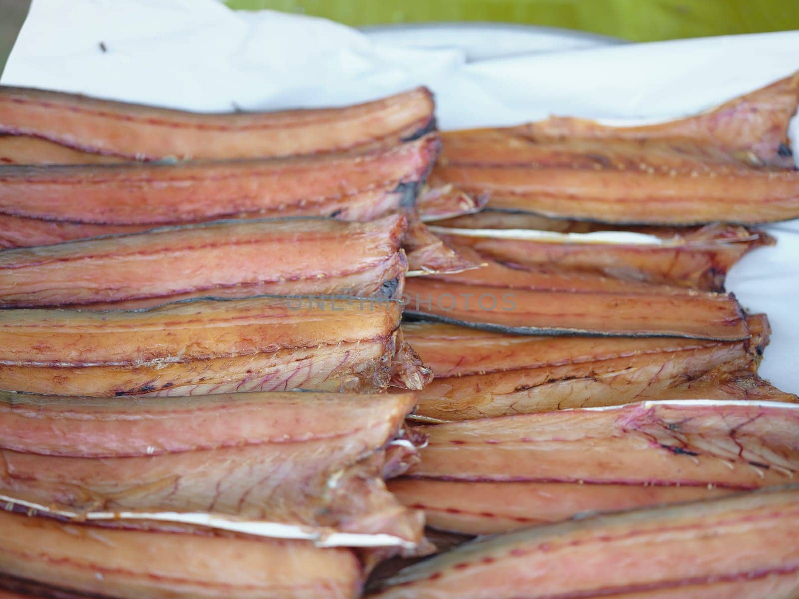 Dry sea fish on market at Rayong, Thailand