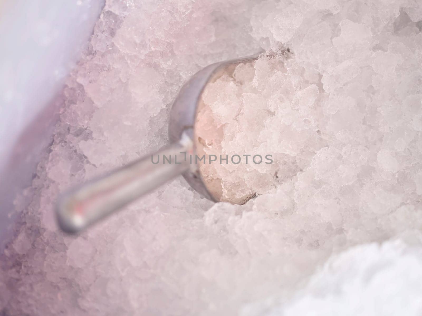 Crushed ice background. ,  concept Freshness , summer , Quench your thirst, cool down