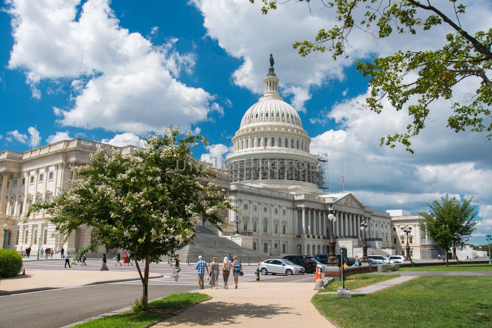 US capitol on a sunny summer day, USA