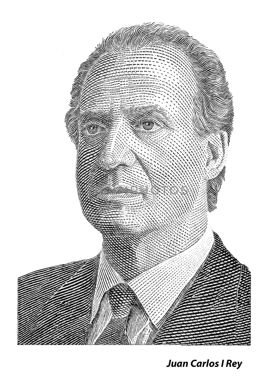 SPAIN - CIRCA 1995: in spain shows the King of Spain Juan Carlos I circa 1995