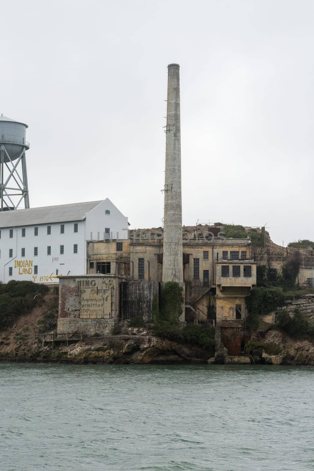 Famous Alcatraz prison in San Francisco, USA