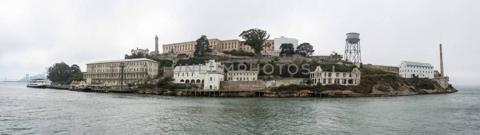 Famous Alcatraz prison in San Francisco, USA