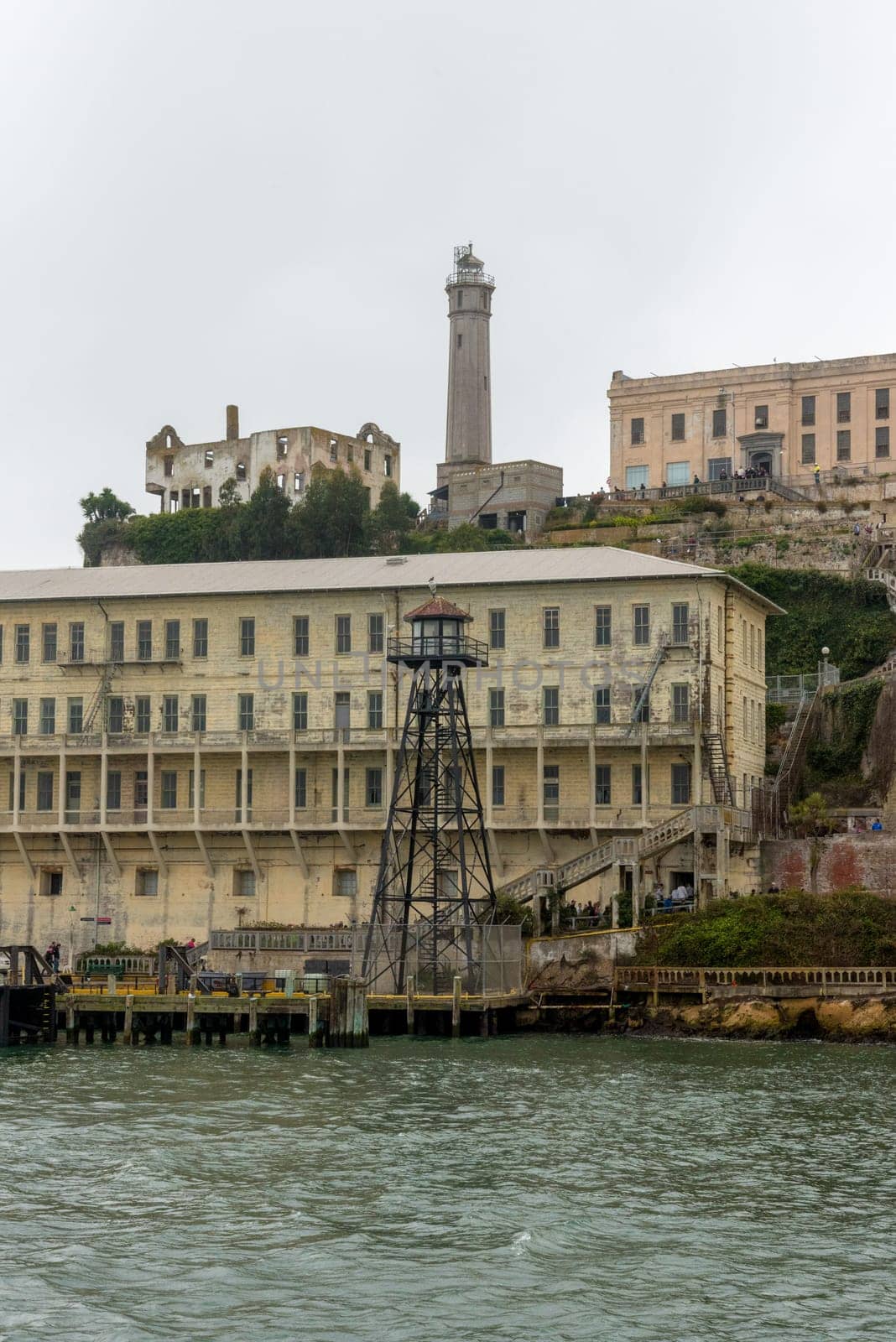 Famous Alcatraz prison in San Francisco, USA