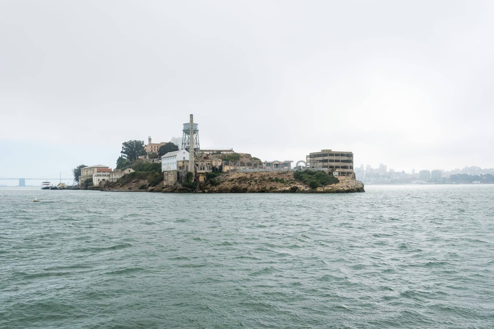 Famous Alcatraz prison in San Francisco, USA
