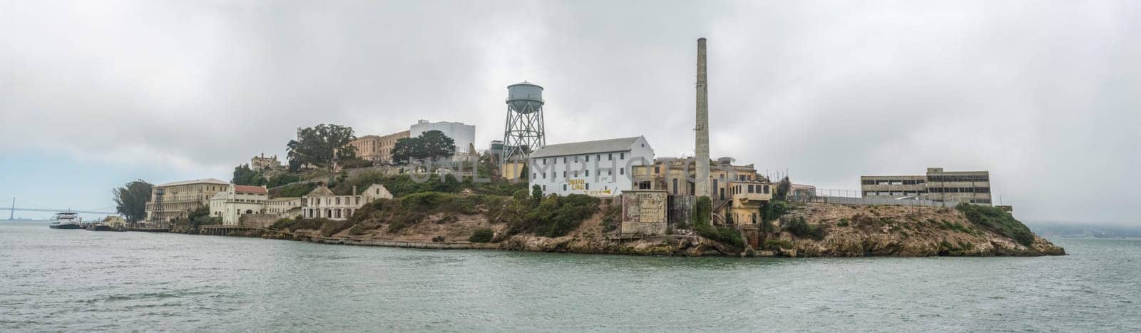 Famous Alcatraz prison in San Francisco, USA