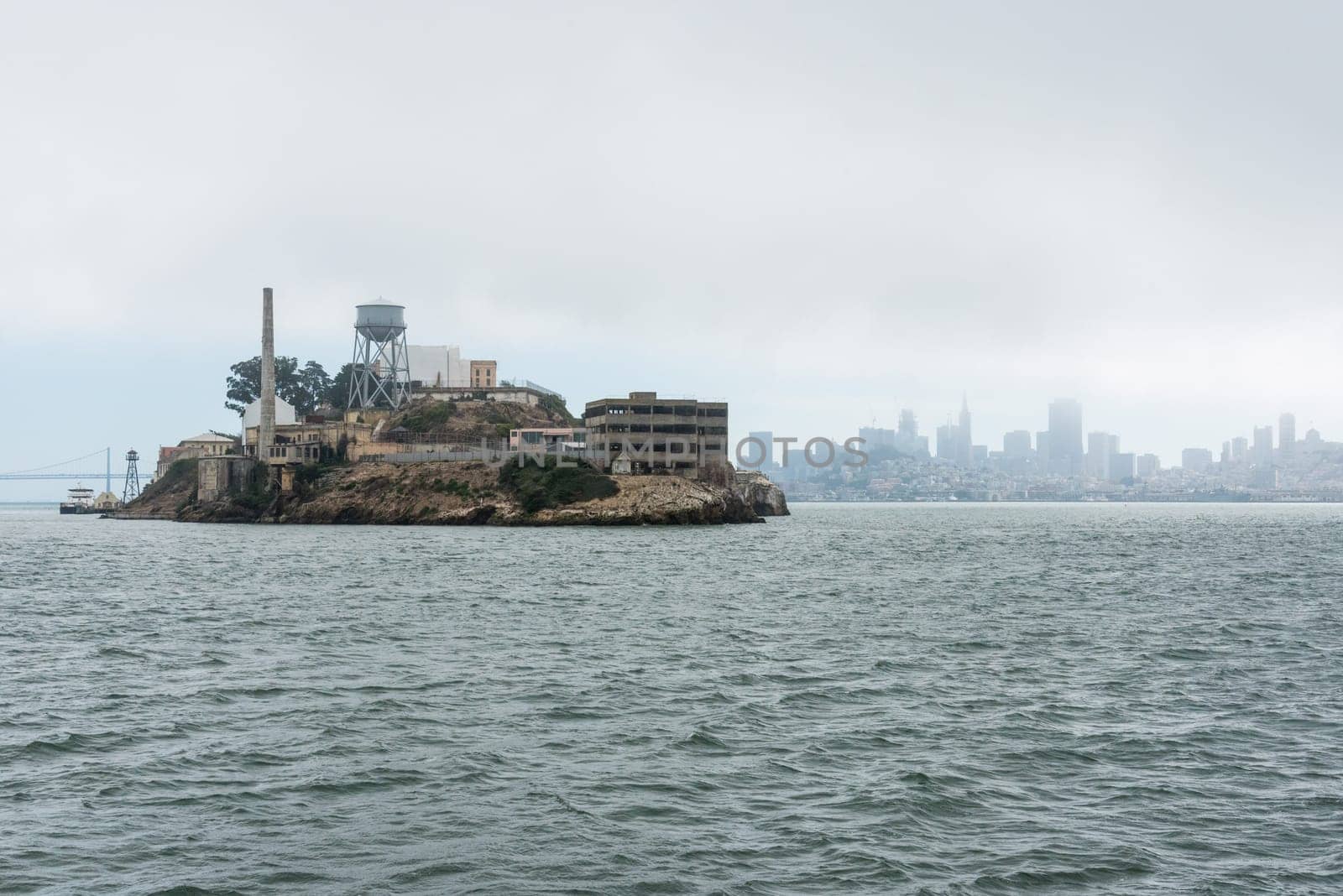 Famous Alcatraz prison in San Francisco, USA