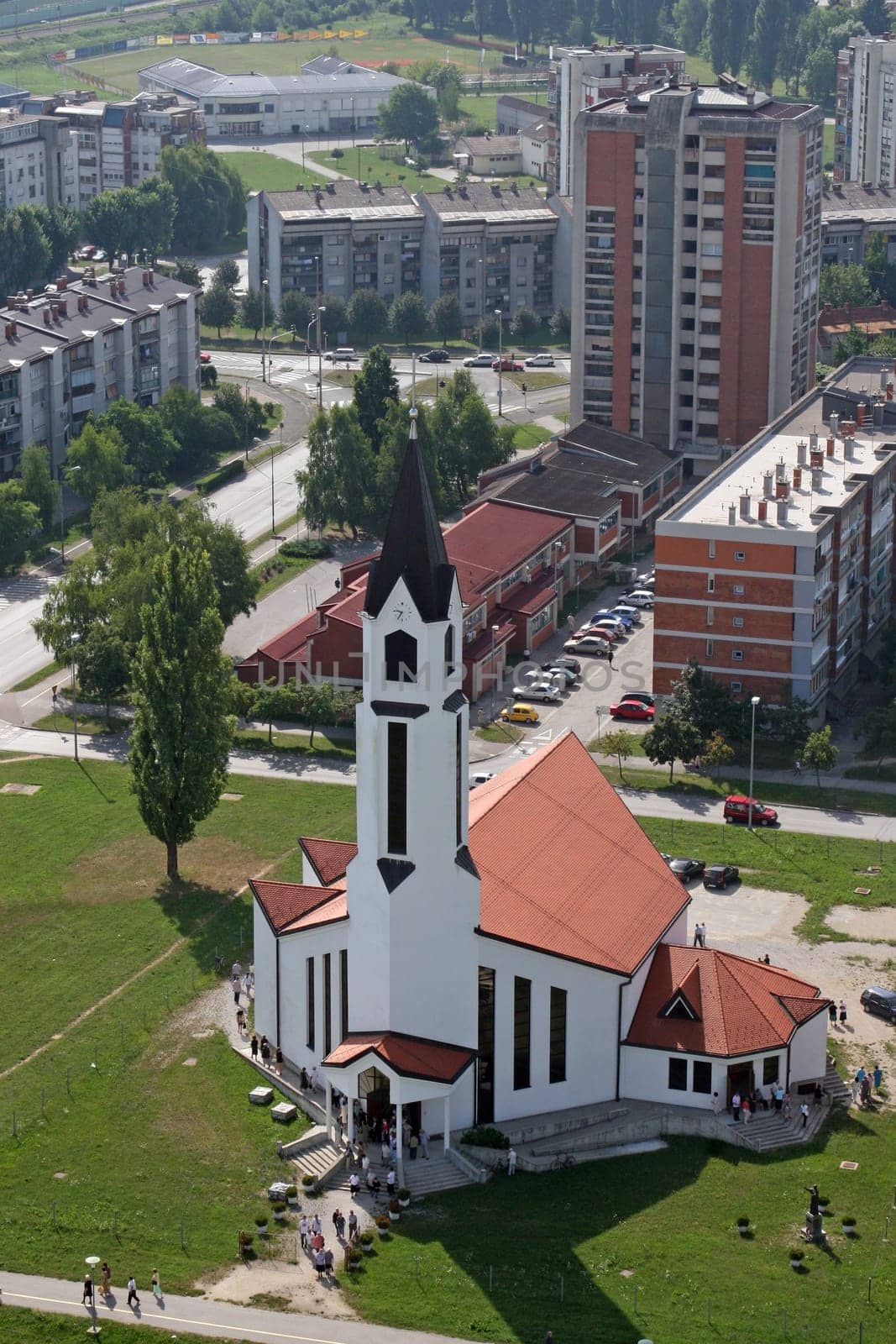 Parish Church of the Sacred Heart of Jesus in Karlovac, Croatia