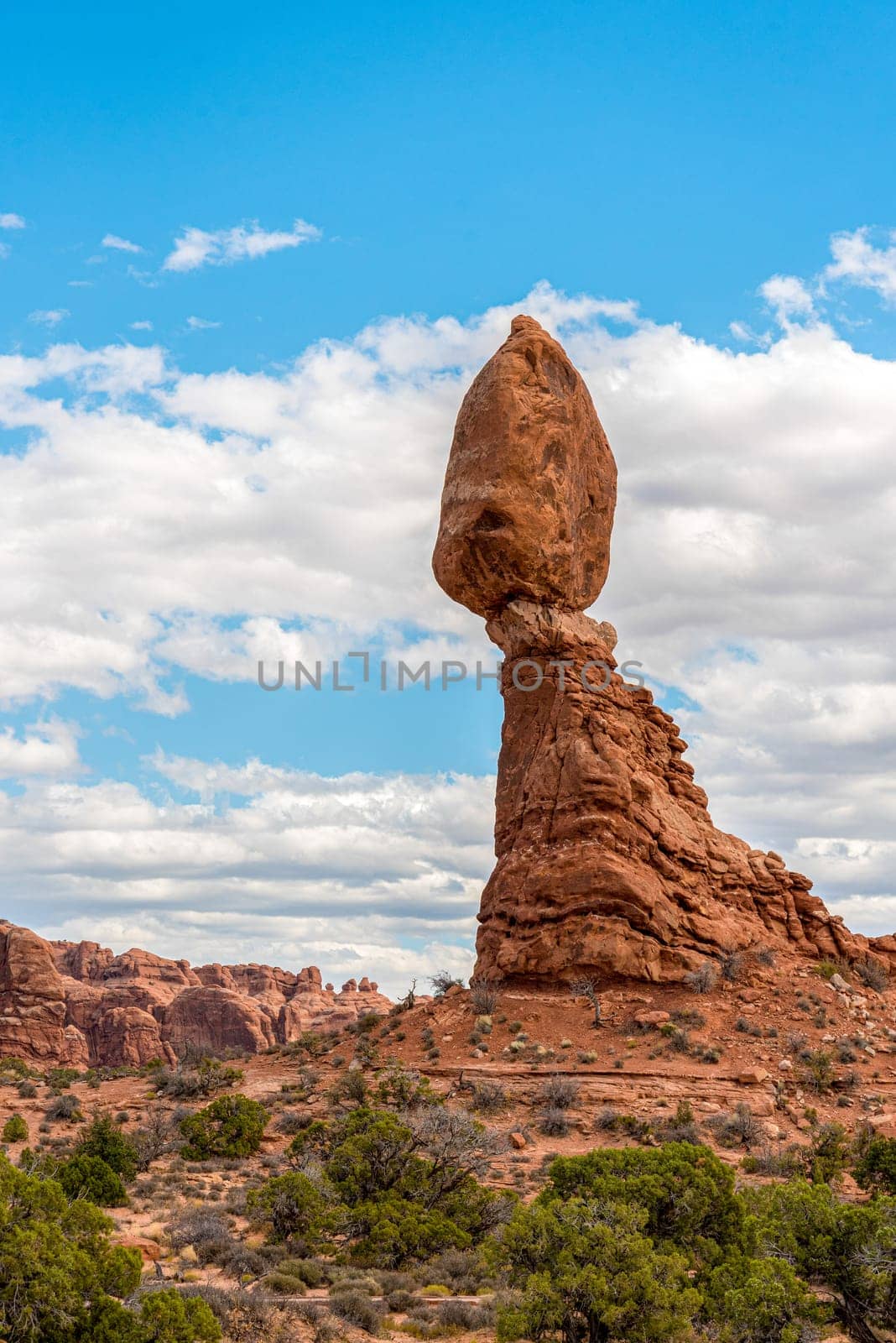 Balanced rock in the Arches National Park, USA