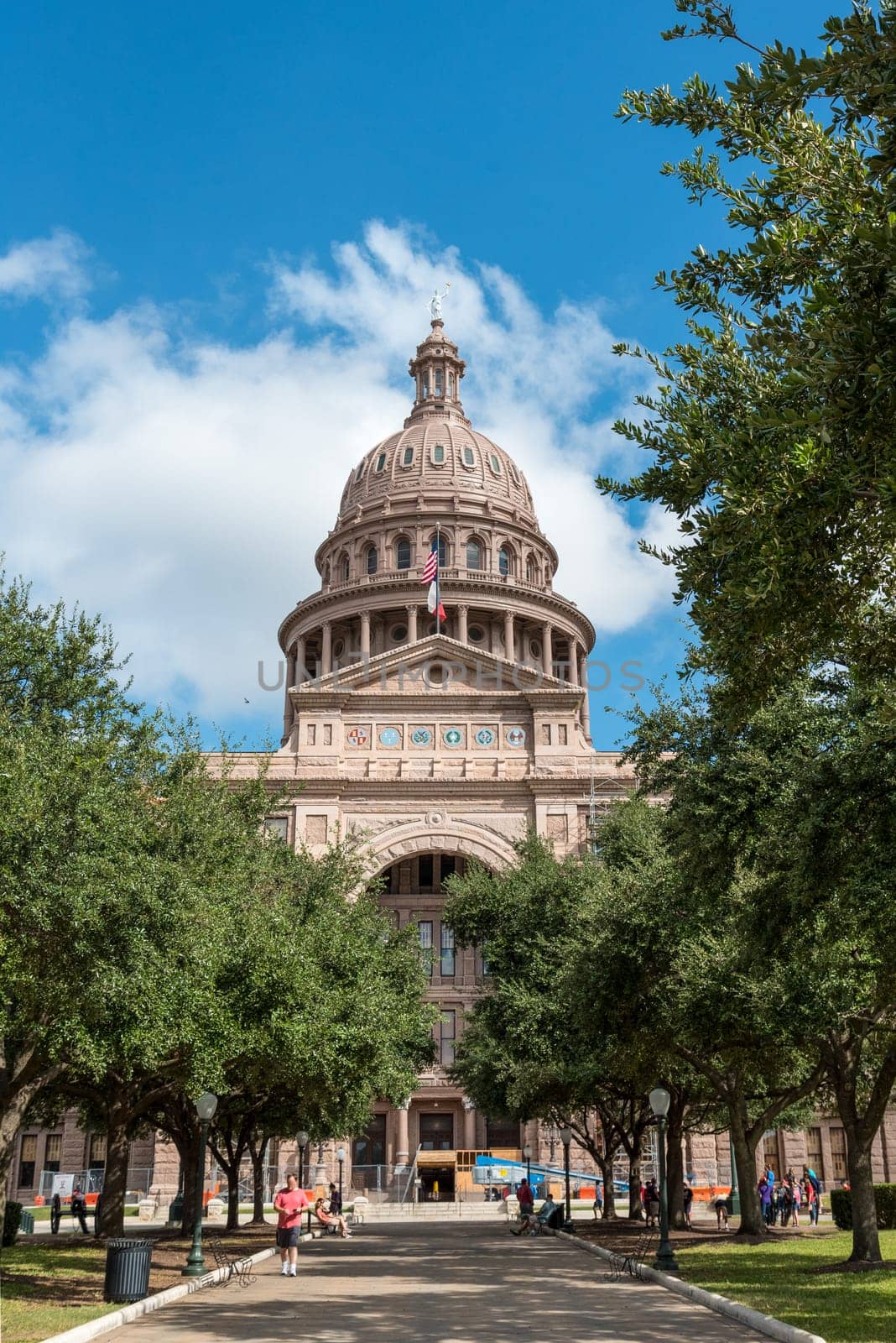 The Texas capitol building in Austin, USA