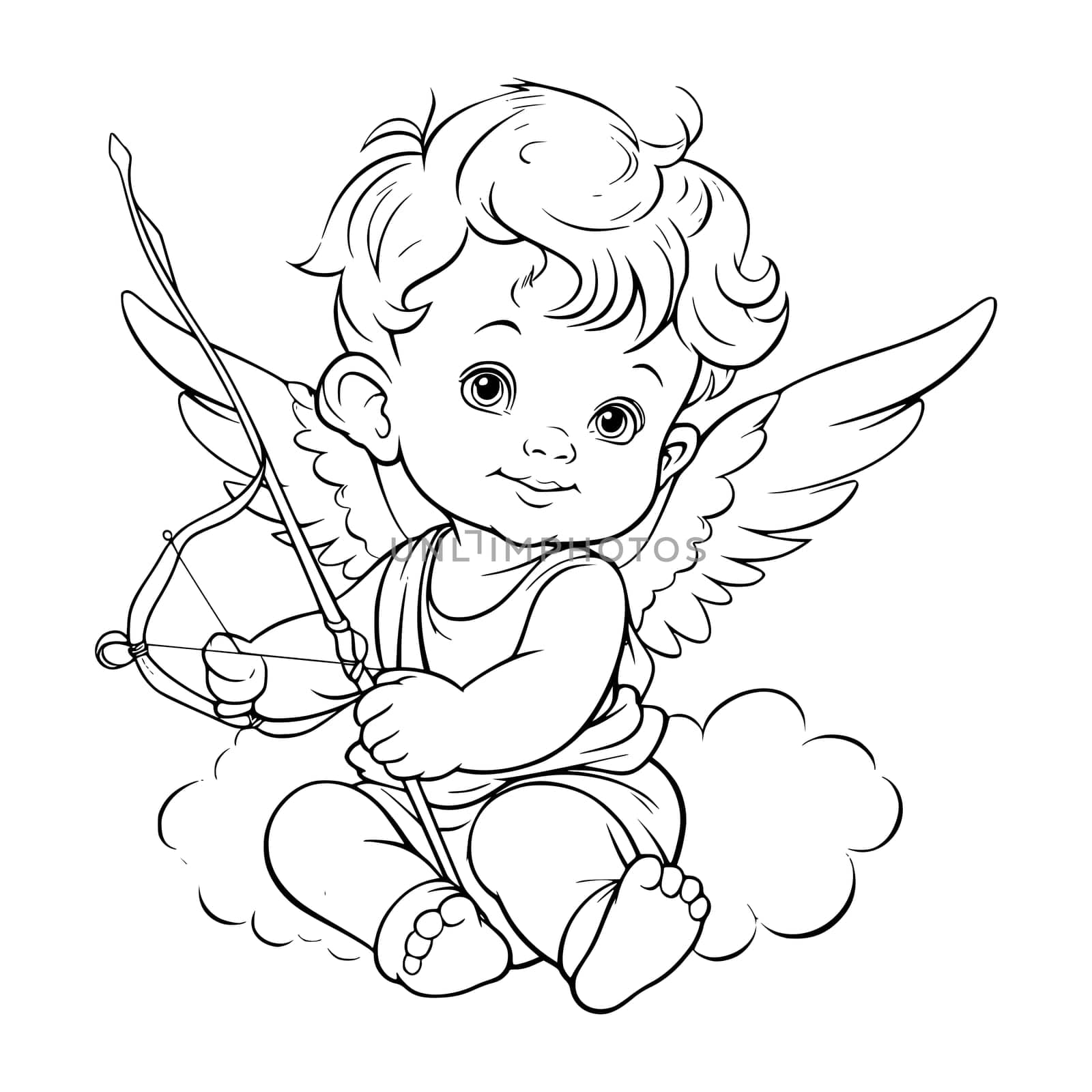 Baby Cupid Coloring Pages Drawing For Kids