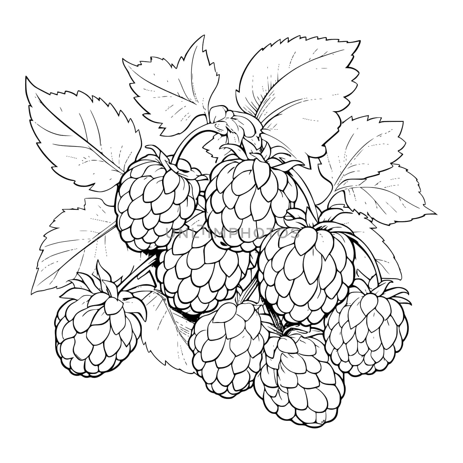 Blackberry Coloring Pages for Kids