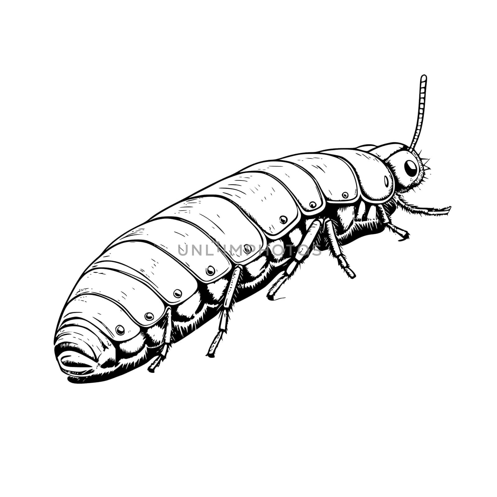Armyworm Coloring Page for Kids