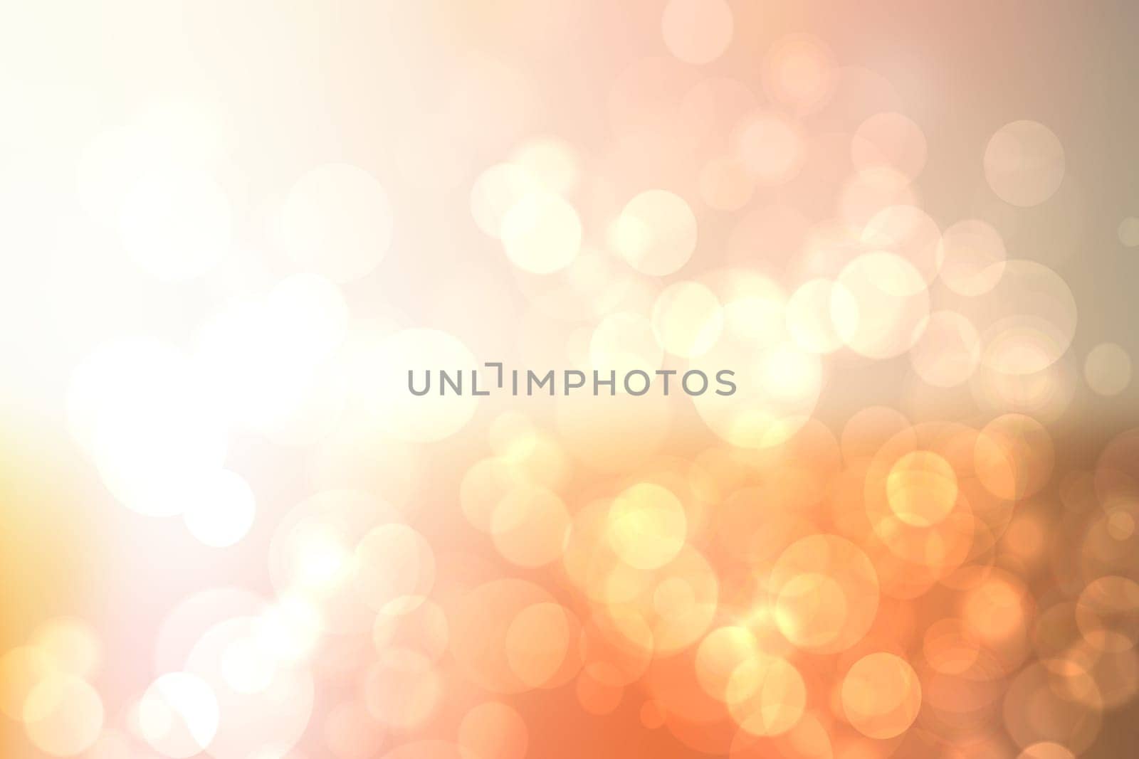 Abstract blurred fresh vivid spring summer light delicate pastel yellow pink orange bokeh background texture with bright circular soft color lights. Beautiful backdrop illustration.