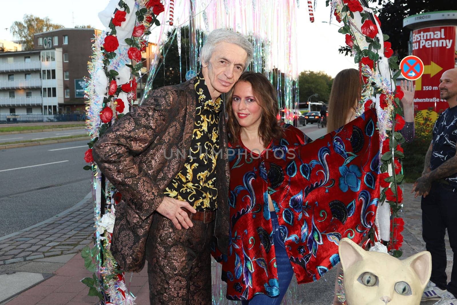 Claudia Tejeda and Versace Man,  Blanka Luz celebrated her 10th anniversary with a Fairytale fashion show in Hamburg