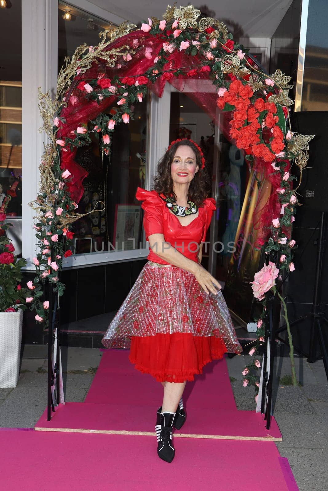Model,catwalk,  Blanka Luz celebrated her 10th anniversary with a Fairytale fashion show in Hamburg