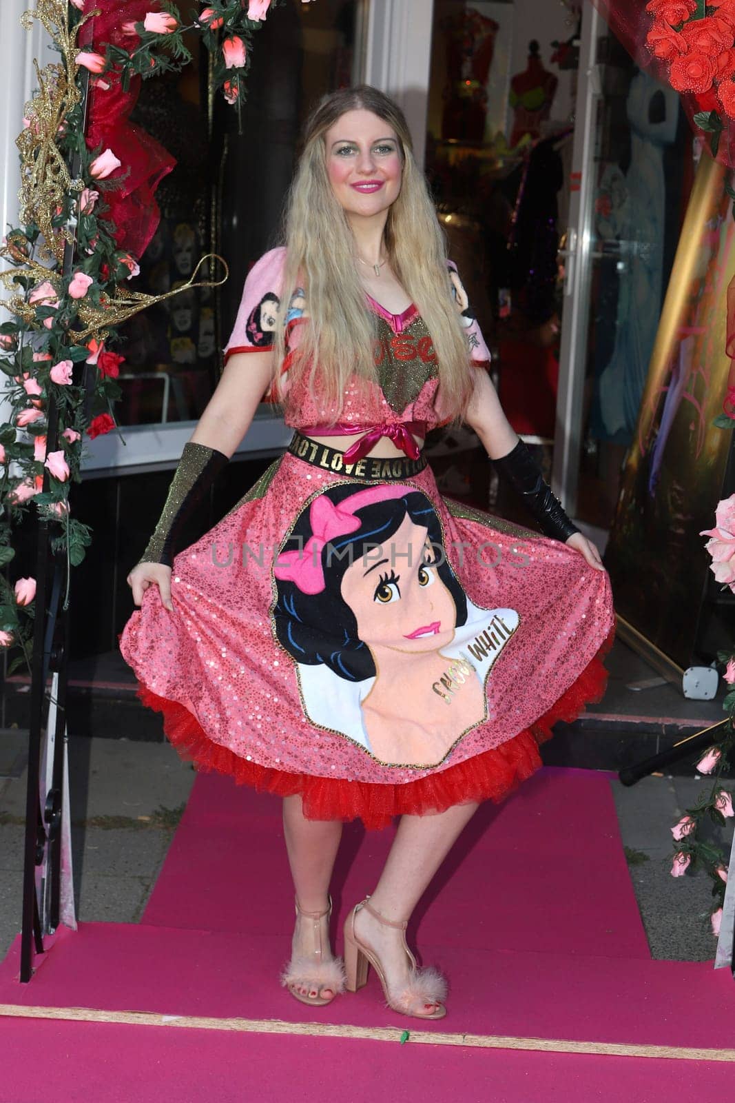 Model,catwalk,  Blanka Luz celebrated her 10th anniversary with a Fairytale fashion show in Hamburg