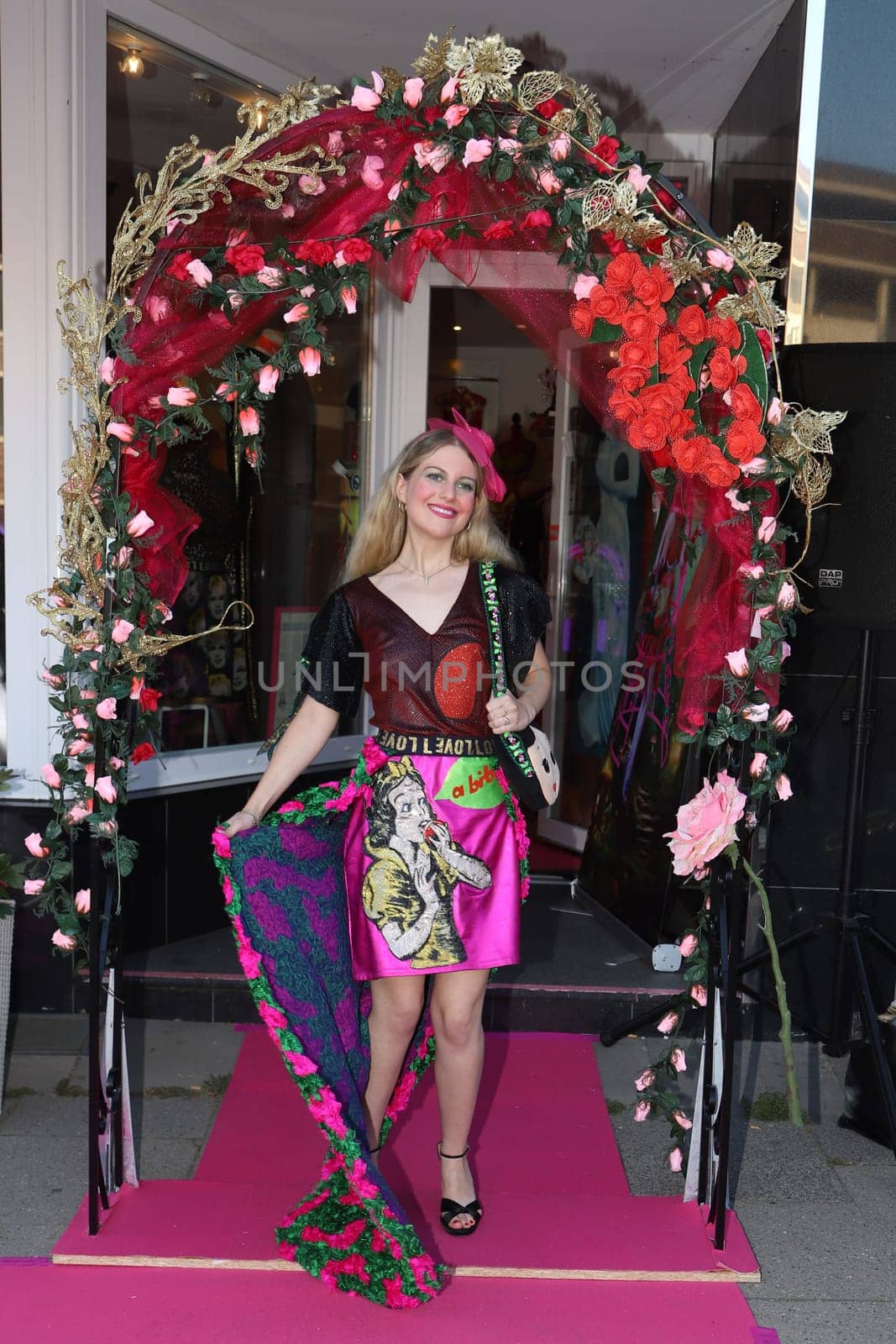 Model,  Blanka Luz celebrated her 10th anniversary with a Fairytale fashion show in Hamburg