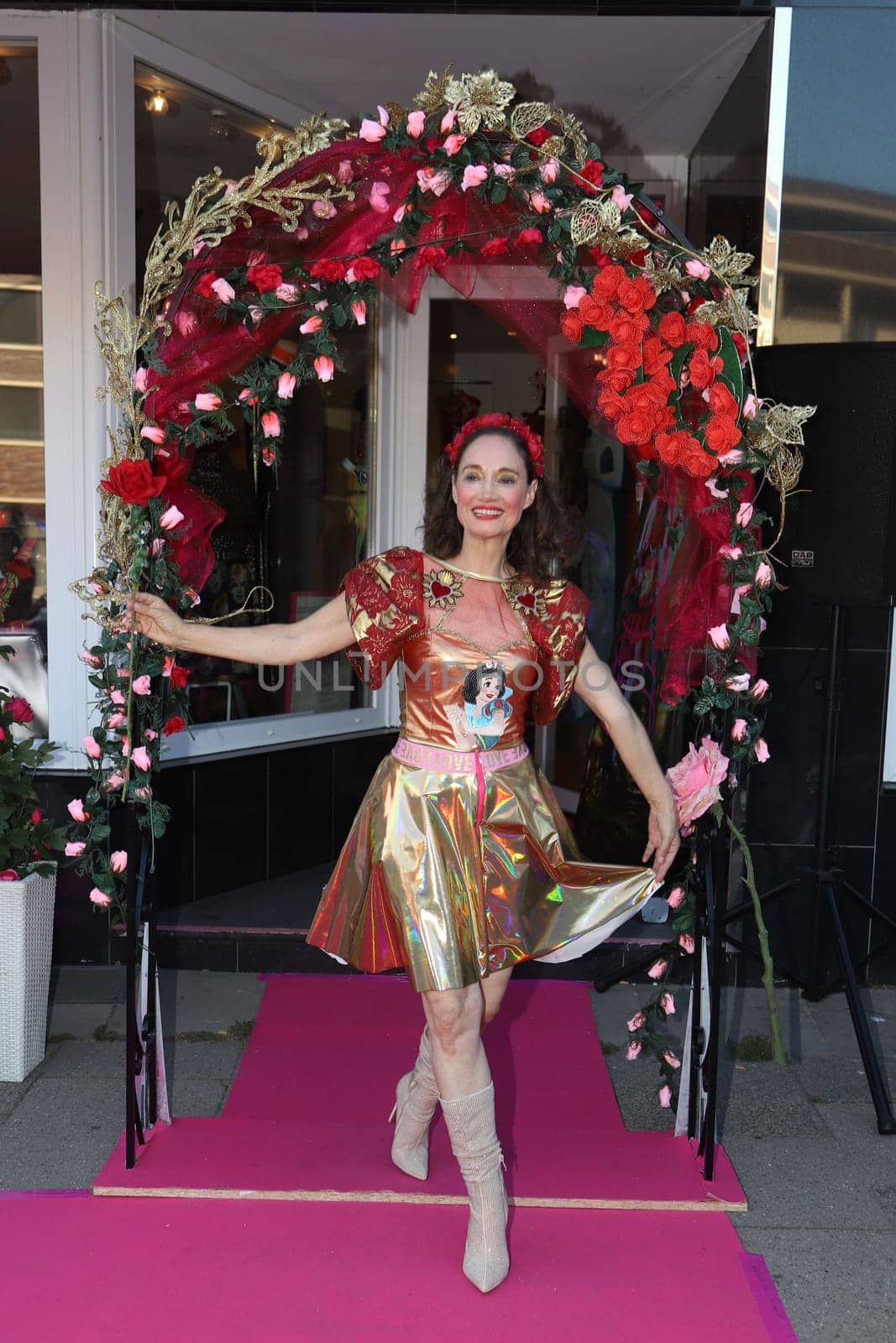 Model,catwalk,  Blanka Luz celebrated her 10th anniversary with a Fairytale fashion show in Hamburg