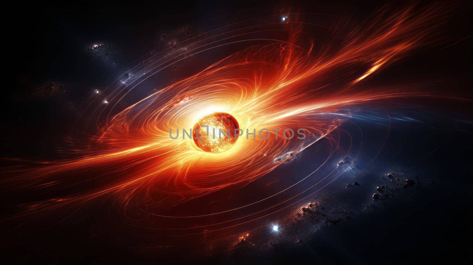 Black hole in deep space, capturing the mysterious and powerful nature of this astronomical phenomenon