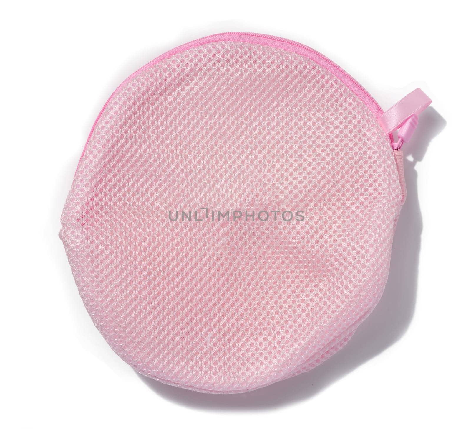 Underwear washing bag on white background