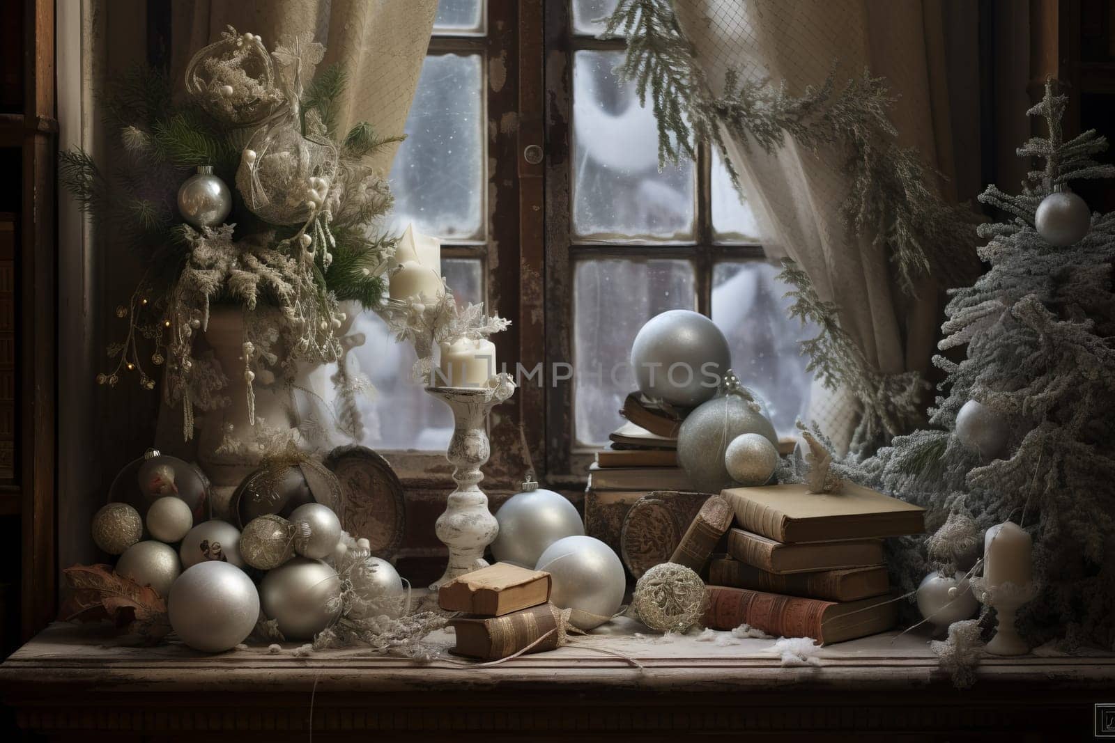 Subtle accents whispering tales of Christmas cheer