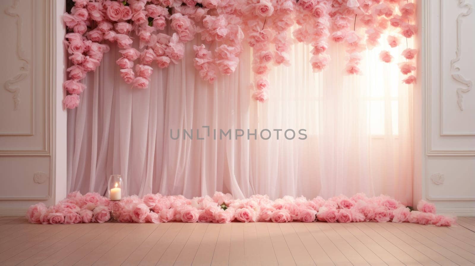 Tender backdrop perfect for expressing the depth of romantic emotions