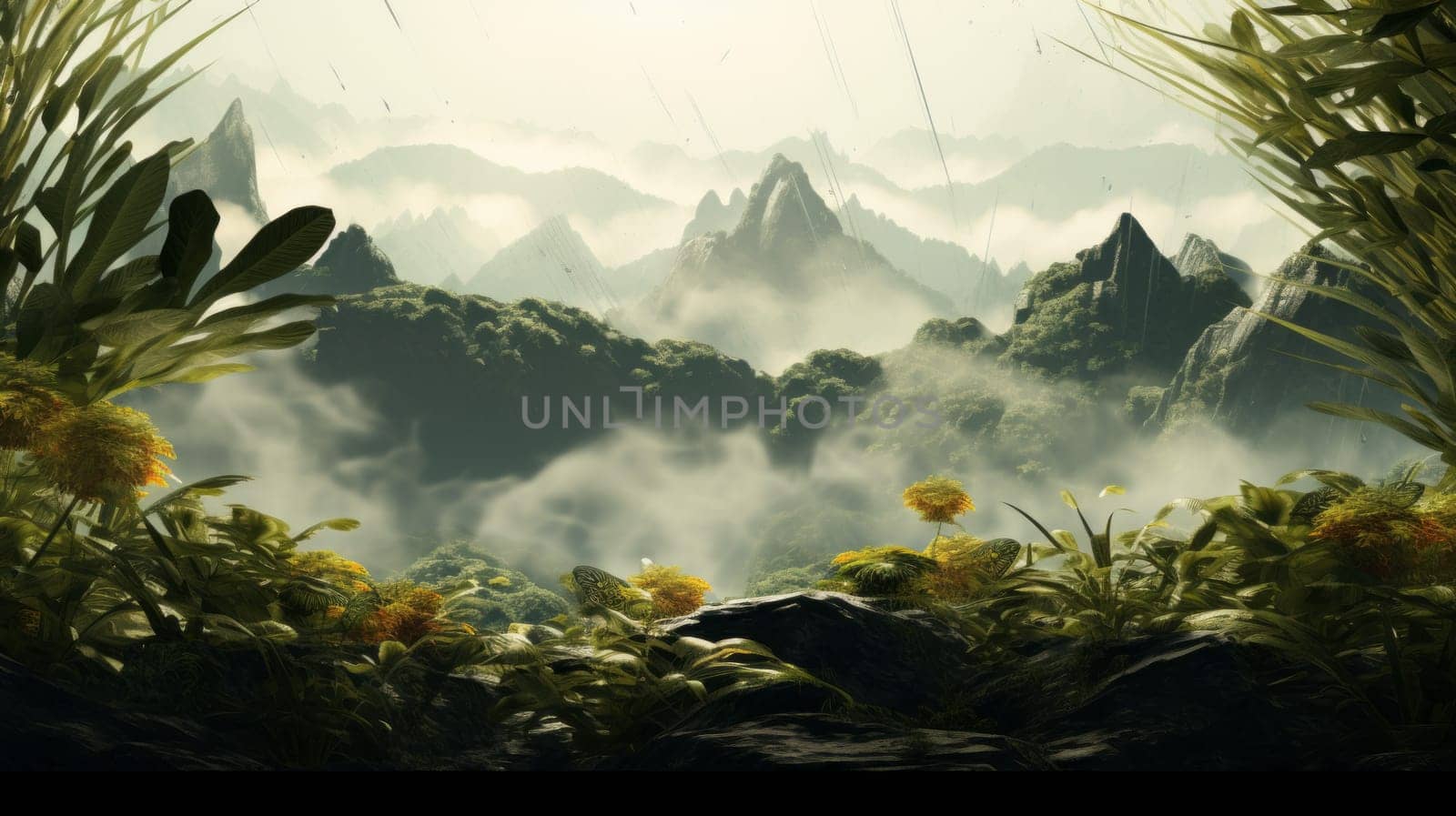 Dynamic nature backdrop, adding a touch of natural energy to visuals