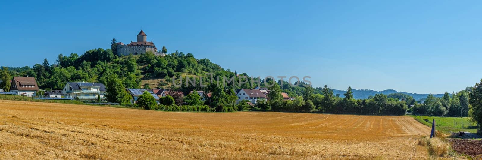 Castle Reichenberg on a hill in Germany