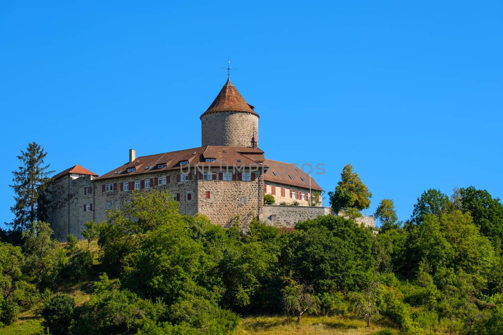Ancient castle Reichenberg in Germany