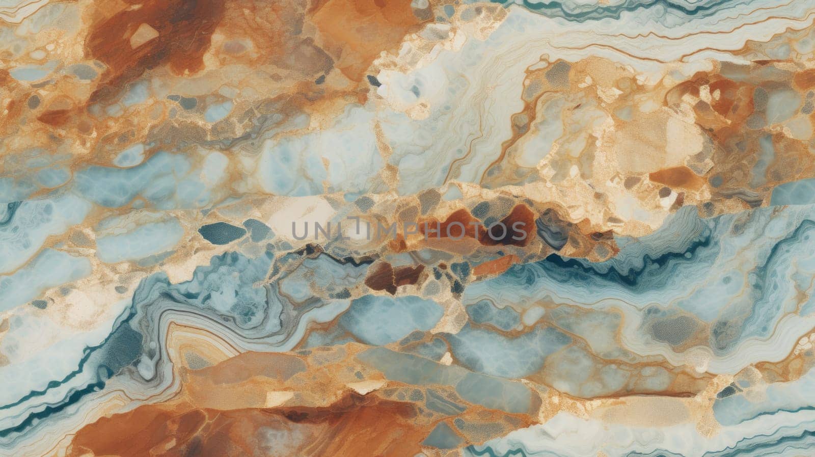 abstract marble texture agate gold orange, ai