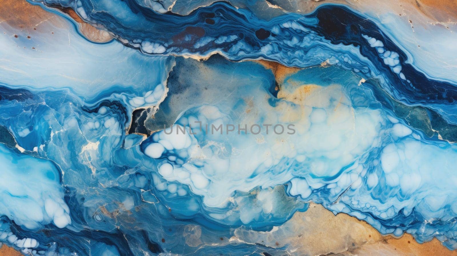 abstract marble texture agate navy blue, ai